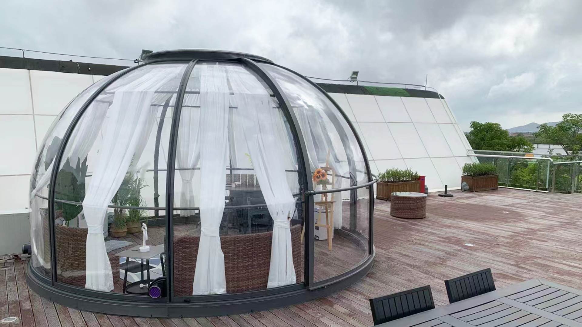 4500mm Diameter Round Dome Sunroom