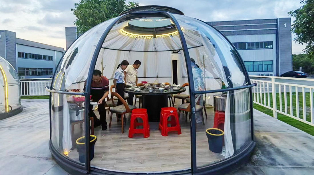 5000mm Diameter Round Dome Sunroom